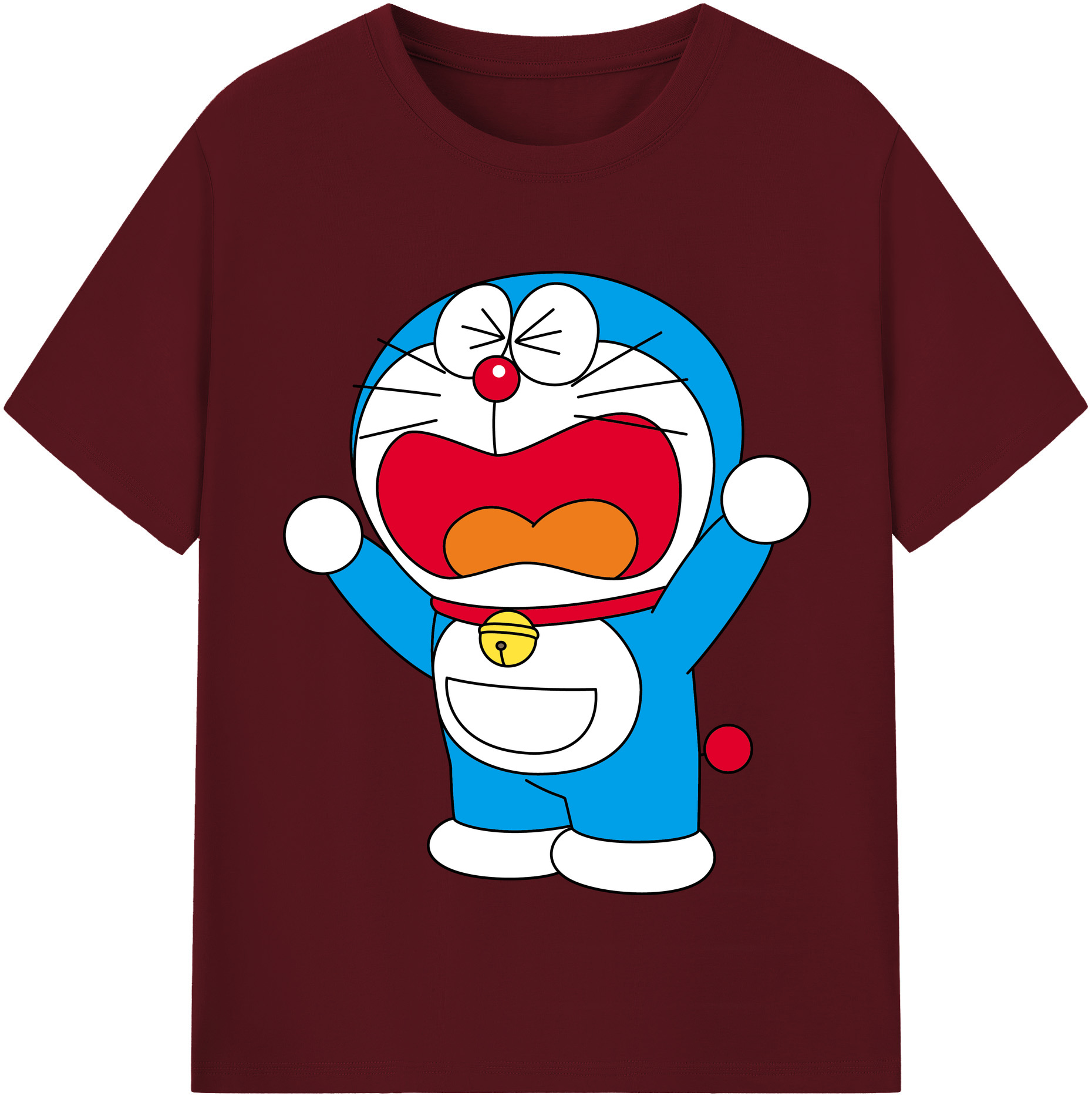 （画像用） ドラえもん Doraemon 綿100％半袖Tシャツ（フロントプリント）